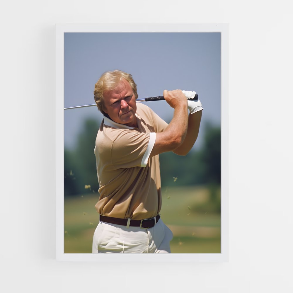 Poster Jack de nicklaus – affiche Golf (vue 3)